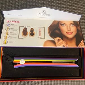Royale Hair straightener/ flat iron Rainbow new